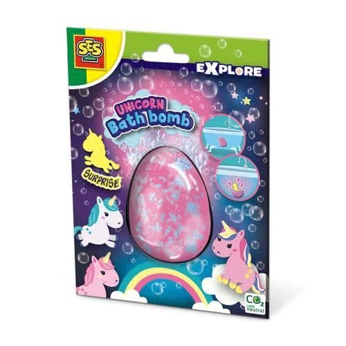 Badbomba - SES CREATIVE - Överrasknings-Eldsvamp - Rosa/Blå - 3 år och uppåt - Figurer för badet