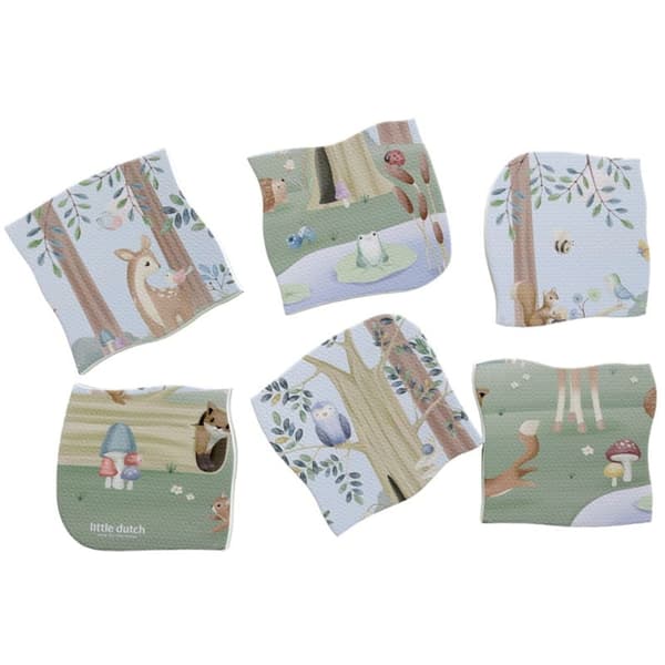 Stort badepuslespil Forest Friends & Fairy Garden, Little Dutch