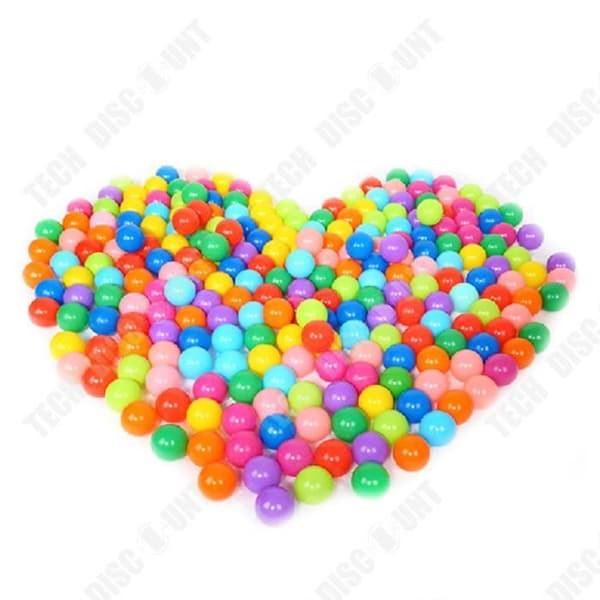 TD® 100-pack plastbollar med 5 olika färger, leksak för baby och barn, Ocean Ball för poolspel