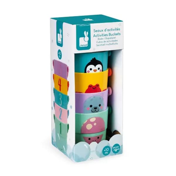 Badeleke Bøtter 5-pack Janod