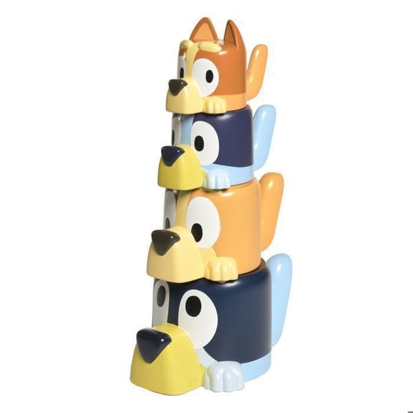 Uppsättning av stapelbara koppar Familj Bluey