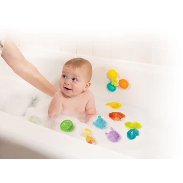 Badrumsset - INFANTINO - 315341 - 11 delar - Silikon