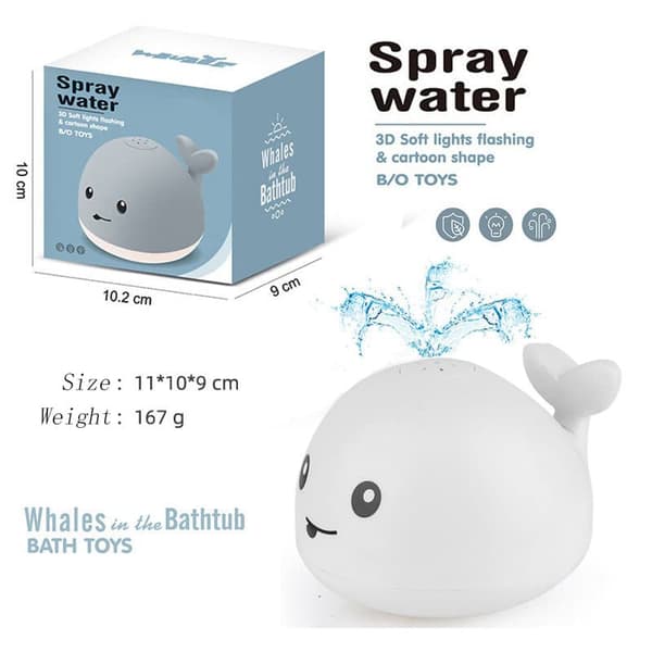 Vauvan kylpylelut, valaskylpylelujen sprinkleri
