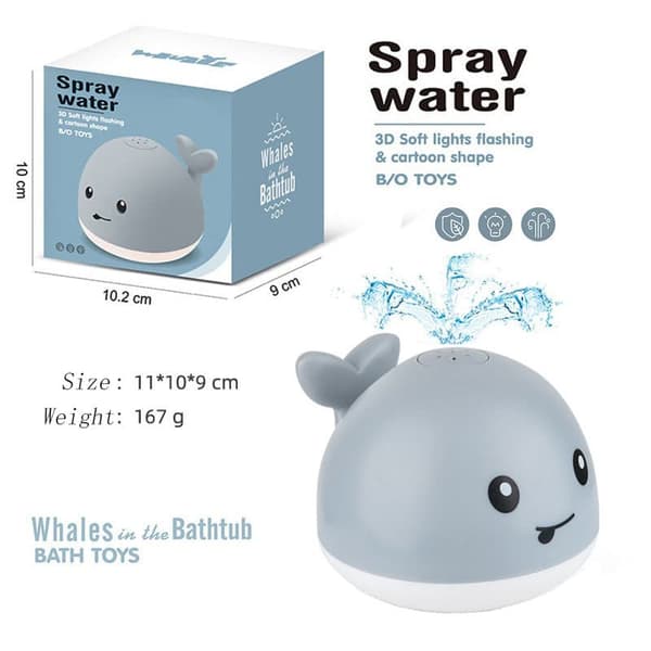Vauvan kylpylelut, valaskylpylelujen sprinkleri