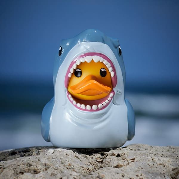 TUBBZ Bath Duck - Käftar - Bruce - Grå - 9cm