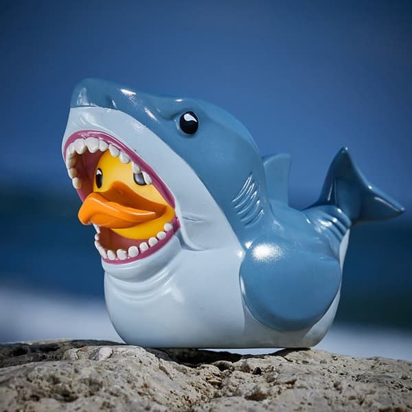TUBBZ Bath Duck - Käftar - Bruce - Grå - 9cm