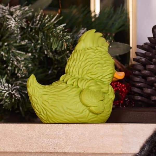 TUBBZ Bath Duck - Dr. Seuss The Grinch - 9 cm - Flerfärgad, grå plast samlarleksak