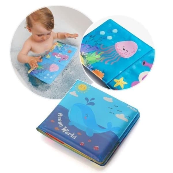 Lärspel - REER - Magic Bath Book - 8 sidor - Ändrar färger