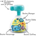 Miniatyrbild 4 av 5: Badspel - VTECH BABY - P'tit Savon Lumi Pousse-Pousse - Ljusbubblor - Musik - Siffror och färger