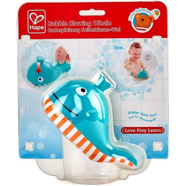 HAPE bubbelvalsutvecklingsspel - För barn över 18 månader - Orange och grönt