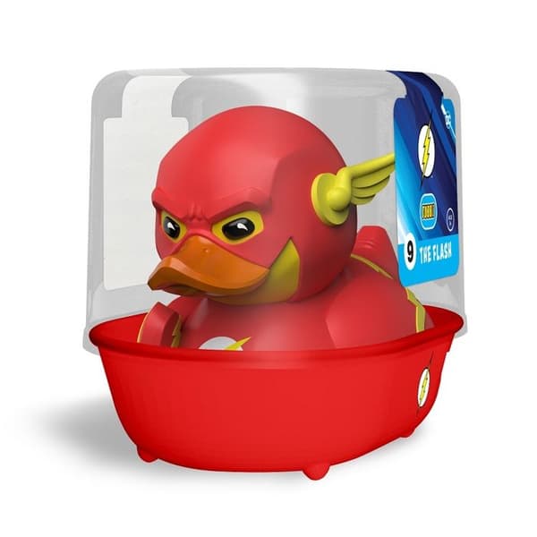 Samlarfigur - TUBBZ - Flash - Vinylgummi - 9 cm - Officiell DC Comics