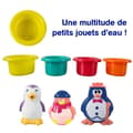 Miniatyrbild 4 av 5: Penguin Bath Box - LUDI - Badleksak med sugkoppar och sensoriska tillbehör - Blandat - Från 12 månader