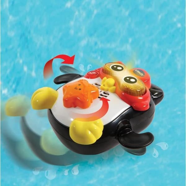 VTECH BABY interaktiv badleksak - Gideon, simmästare - Simpingvin för bebisar från 1 år