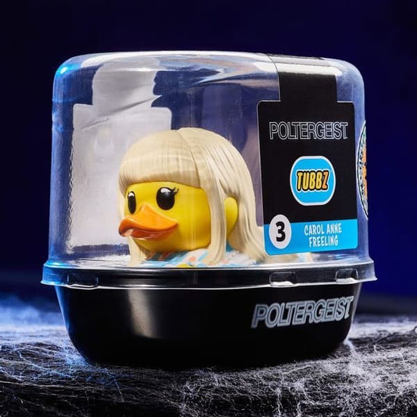 TUBBZ Bath Duck - Poltergeist - Carol-Anne (Första upplagan) - 9cm - Grå