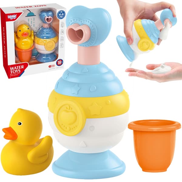 WOOPIE BABY kylpylelut – muki, ankka ja saippua-annostelija