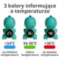 Miniatyrbild 5 av 8: WOOPIE BABY Vattentermometer för Bad – Blå
