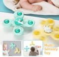 Miniatyrbild 5 av 10: Lollanda 3-Pack - Fidget Spinner med Sugkopp för Baby/Barn - Snurrande Leksak