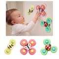Pikkukuva 5 / 8: OBOSOE 3-Pack - Fidget Spinner imukupilla lapsille - Pyörivä lelu, kylpylelut, aistilelut