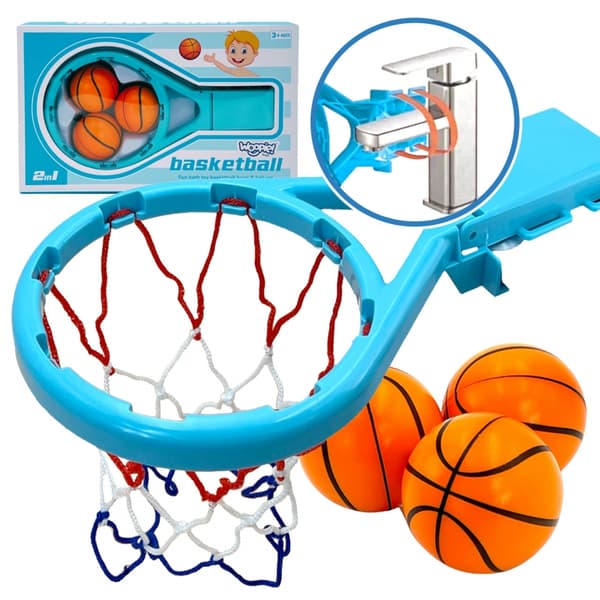 WOOPIE vand leg badelegetøj basketball kurv + bold sæt 2-i-1