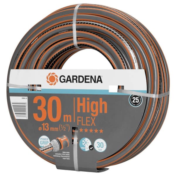 GARDENA GARDENA Comfort HighFLEX Schlauch 13 mm (1/2), 30 m 18066-20 13 mm 30 m 1/2 tum 1 st Grå, Svart, Orange Trädgå
