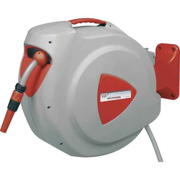 Holzmann Maschinen WSR30M 12.7 mm 30 m 1/2 tum 1 st Röd, Grå Slangupprullare