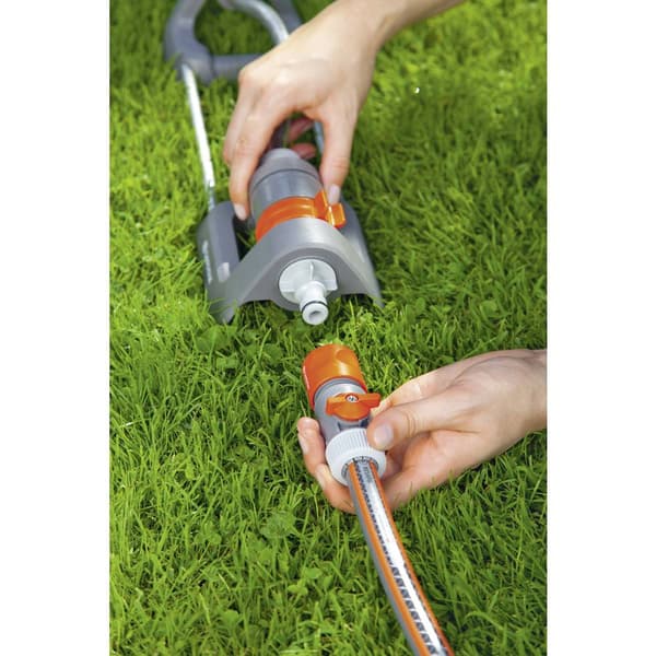 GARDENA 00942-50 Plast Slangkoppling med reglerventil 13 mm Ø, Snabbkoppling