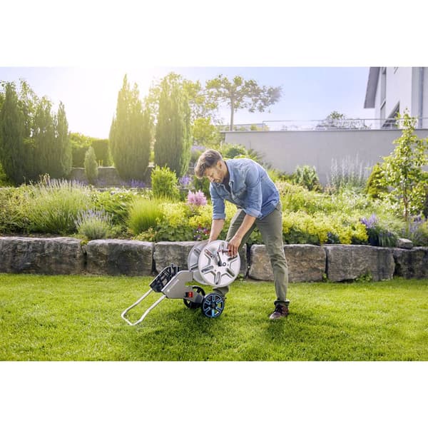 GARDENA 18541-20 CleverRoll M Metall Slangvagn 1 st Silver