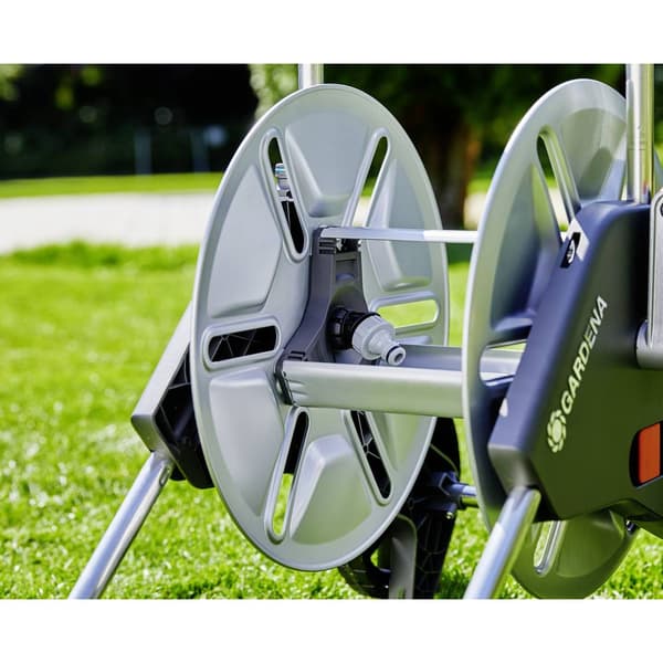 GARDENA 18541-20 CleverRoll M Metall Slangvagn 1 st Silver