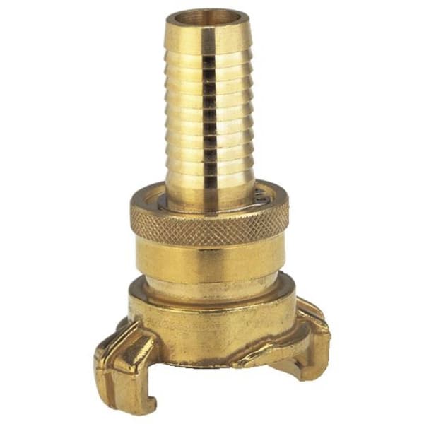GARDENA 07120-20 Mässing Sug- och högtrycks-klokoppling M5 utg, 19 mm Ø