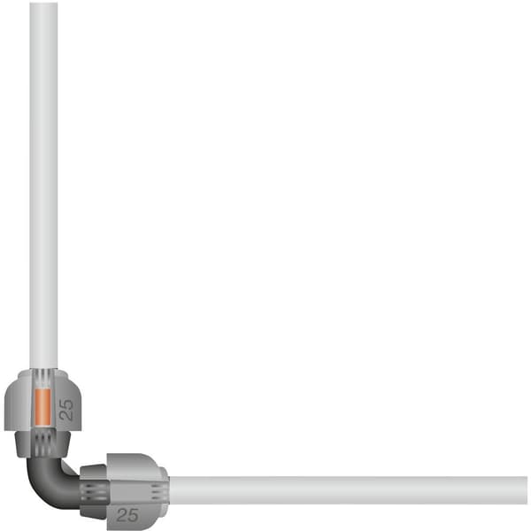 L-koppling GARDENA Sprinklersystem GARDENA L-Stück 25 mm 25 mm Ø