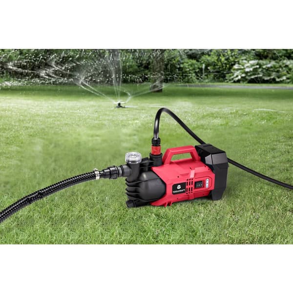 TOOLCRAFT TO-6897042 13 mm 1/2 tum 1 st Svart Trädgårdsslang 40 m