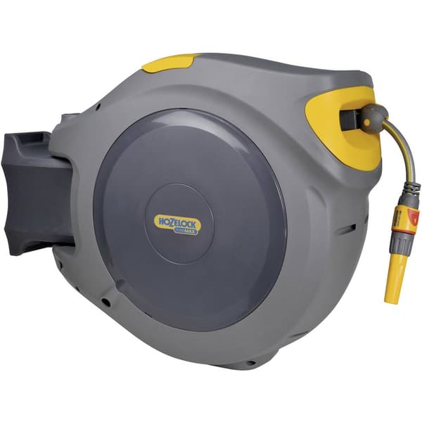 Hozelock FLOWMAX Auto Reel 30 m 2597 0000 30 m 1 st Grå, Gul Slangupprullare