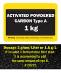 Miniatyrbild 2 av 2: Activated powdered carbon Type A, 1 kg