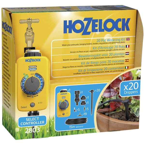 Hozelock 2803 1240 Droppbevattningssats Snabbkoppling Slanglängd: 15 m