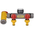 Miniatyrbild 1 av 3: Hozelock 2250 0000 FLOWMAX ™ 2-vägsventil 12 - 15 mm Ø med reglerventil