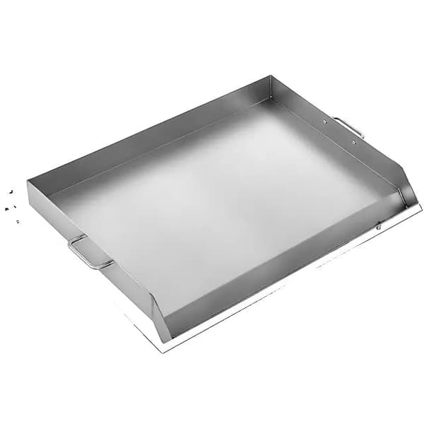 Ruostumaton teräs paistinpannu, tasapintainen grilli, ulkona kokkaaminen