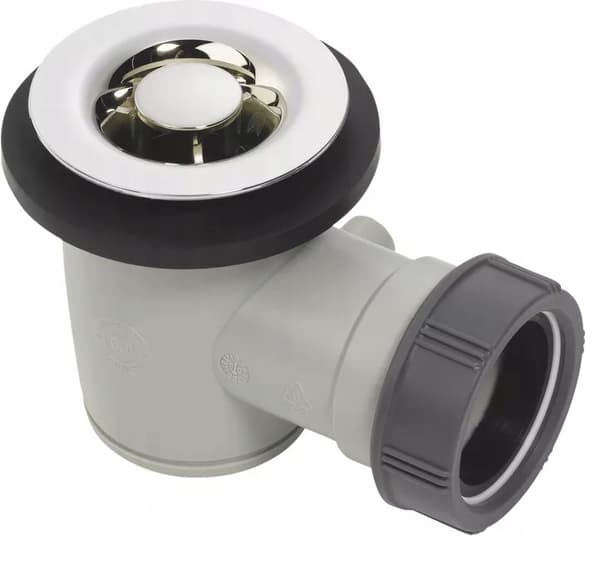 Brusevandssifon krom rengjort fra over 50 mm