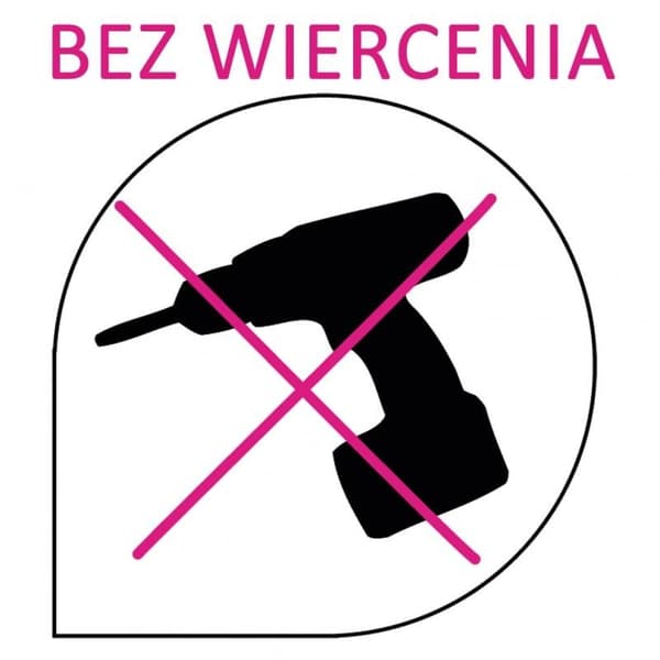 Teleskooppinen suihkuteline - musta - 2 tasoa