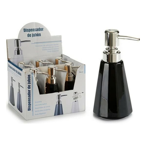 Tvåldispenser Metall Keramik 350 ml - Svart