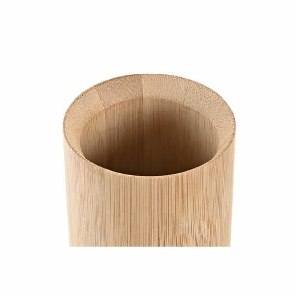 Tandborsthållare DKD Home Decor Naturell Bambu polypropen 7 x 7 x 11 cm