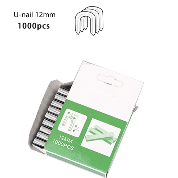 1000 stk U T Nail Door Stapler formet til Wood Furniture Household Brug U-formede negle
