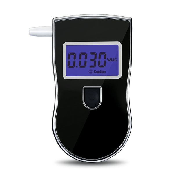 Digital Betakohol Tester LCD Betalyzer Meter analysator Detektor (sort) (uden batteri) sort