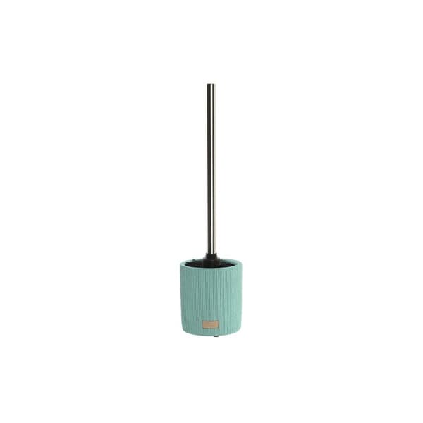 Toiletbørste DKD Home Decor Cement Rustfrit stål Grøn 10 x 10 x 36 cm