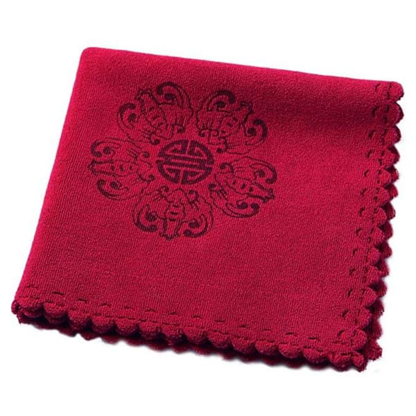 Teklud Absorbent Thicken Napkins til bordplade Rengøring vin rød