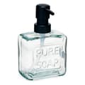 Miniatyrbillede 2 af 2: Sæbedispenser Berilo Pure Soap Gennemsigtig Krystal Plastik 250 ml 9 x 15 x 5 cm (12 enheder)
