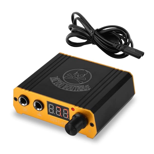 Tattoo Power Supply Black Elektroplating Aluminium Legering Professionel digital Display regulator EU Plug