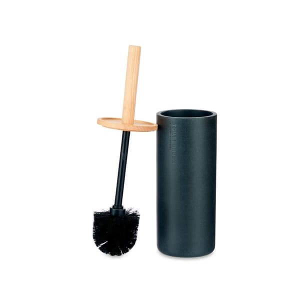 Toalettborste Berilo B5456BC-5 - 440 Svart Trä Harts 10,2 x 38 x 10,2 cm (4 antal)