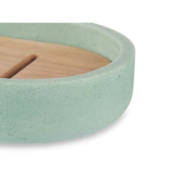 Tvålfat Berilo B5456BC-4 - 456 Mint Harts Bambu 12,5 x 2,5 x 8,5 cm (6 antal)