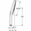 Pikkukuva 3 / 4: Suihkupää Grohe  Vitalio Smartactive