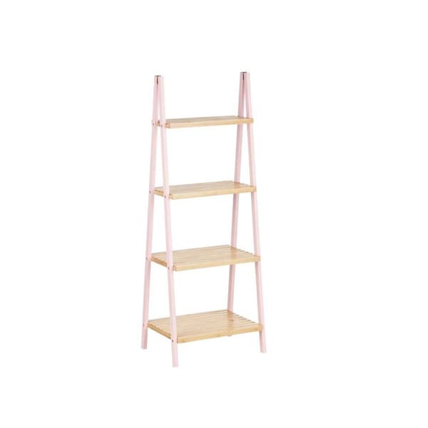 Badrumshyllor Berilo WR5504-4-429 Rosa Naturell 40 x 109,3 x 30 cm